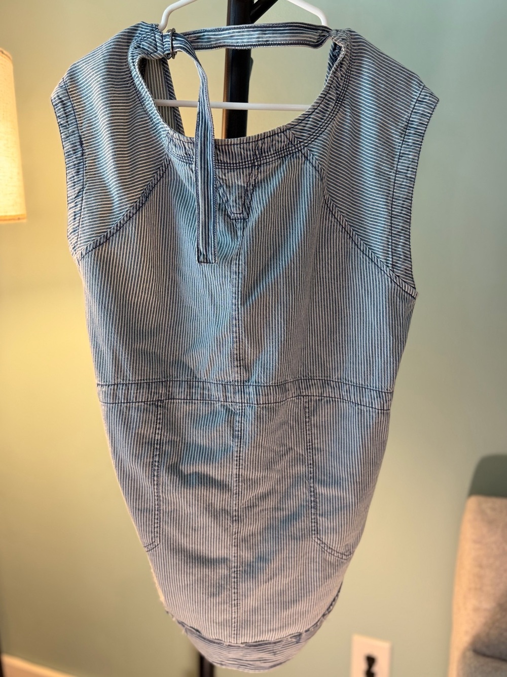 Free People Pinstripe Tunic Top